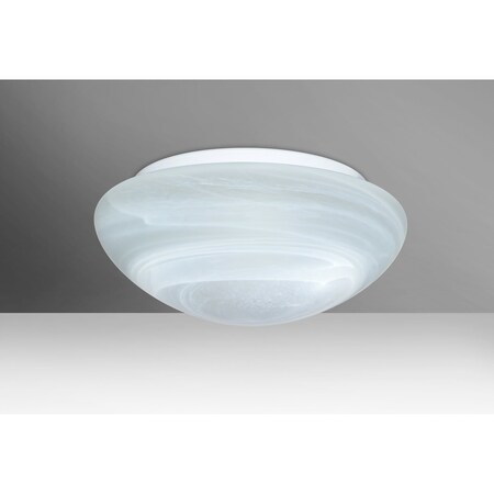 Besa Lighting Bobbi 12 Ceiling, Marble, 2x60W Incandescent 911052C